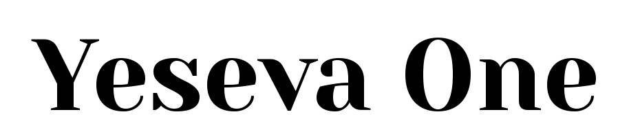 Yeseva One Font Download Free